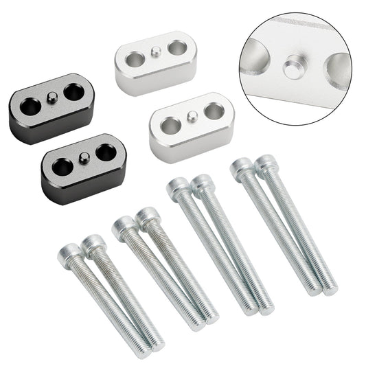 CNC Handlebar risers H=20 mm for Tiger 800 & XC XCa XCx XR XRt XRx 2010-2020