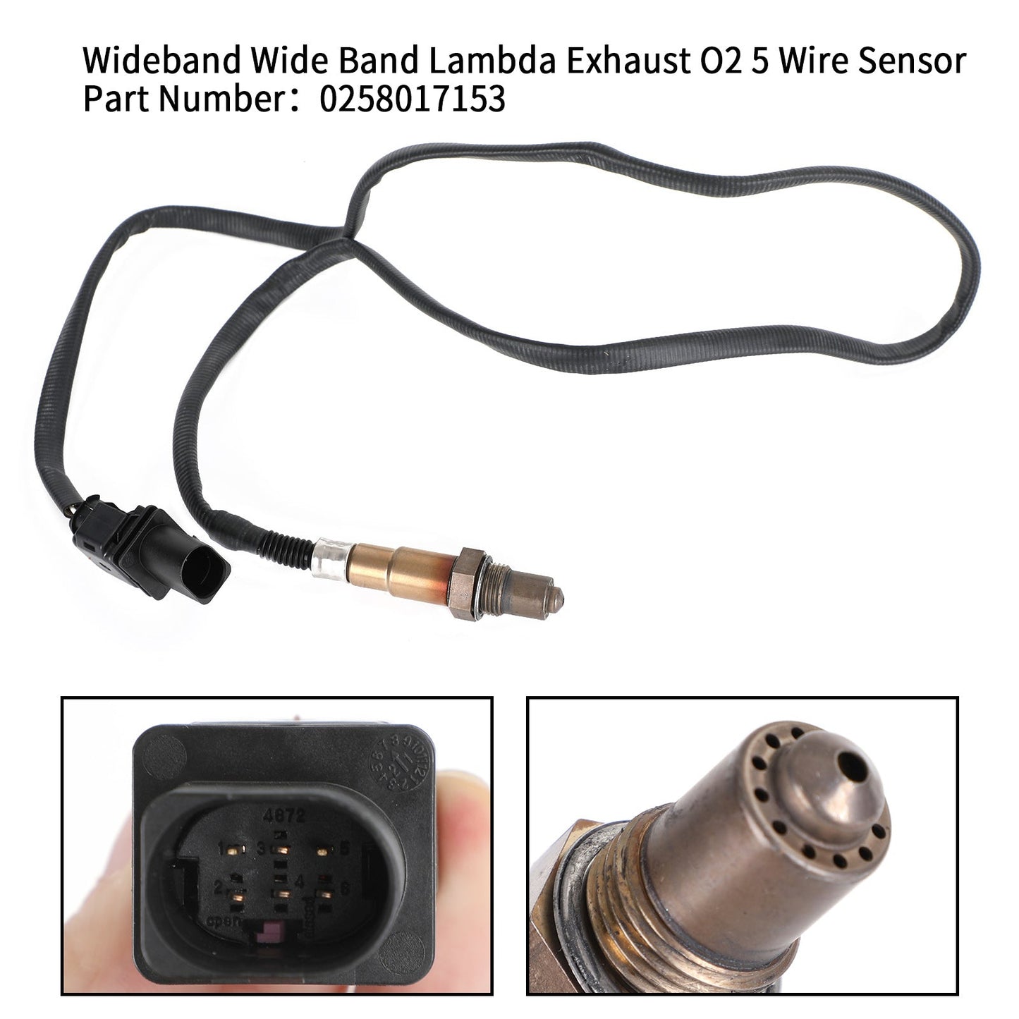 2006-2014 Audi TT 3.2 V6 quattro 3189 184 6 Coupe Upstream Lambda 02 Sensor 0258017153