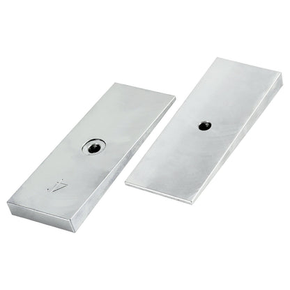 Heavy Duty Machined Steel Leaf Spring Shims for 2" Wide Leaf Springs (4 Degrees)