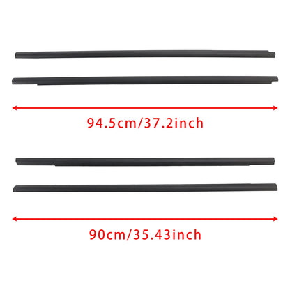2001-2007 Nissan X-trail 4PCS Window Weather Strip Seal Belt 80821-8H300 80820-8H300