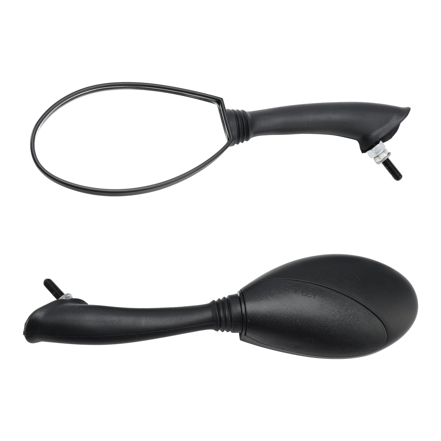 2007-2009 Piaggio Fly 50 4T NAFTA Black Mirrors Rearview Mirror CM027004 CM027005