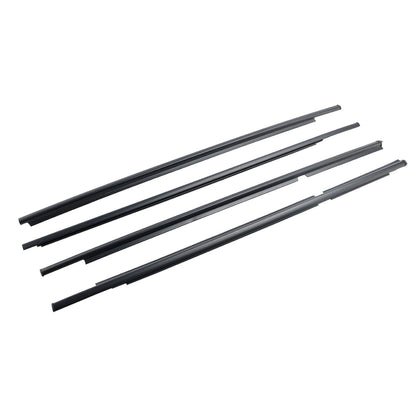 2005-2010 Toyota Vitz (KSP90, NCP91, NCP95, SCP90) 4pcs Outer Door Glass Weatherstrip Moulding 68160-52110 68210-52110