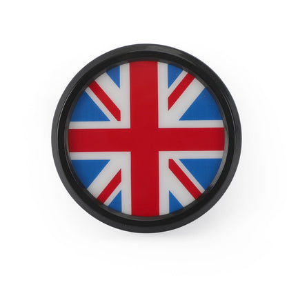 BMW MINI Cooper Blue & Red UK Flag Grille Front Grill Emblem Badge