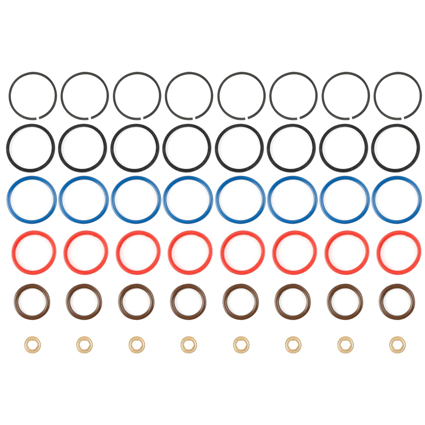 Ford 7.3L Power Stroke 8PCS Fuel Injector Repair Kit XC3Z9229AB CM5010 100SK55S SK55