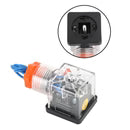 Din 43650-A PG11 Solenoid Coil Connector Socket With Led 24V Dc 2 Pole + Earth