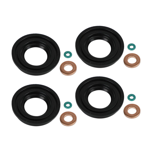 4PCS 1372494 71794621 Injector Seals Fit Ford Transit MK3 MK6 MK7 2.0 2.2 2.4 TDCI TDDI