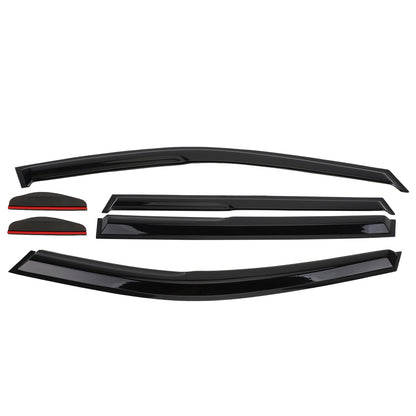 Car Window Sun Rain Guard Visors Kit 6PCS For Toyota RAV4 2019-2020