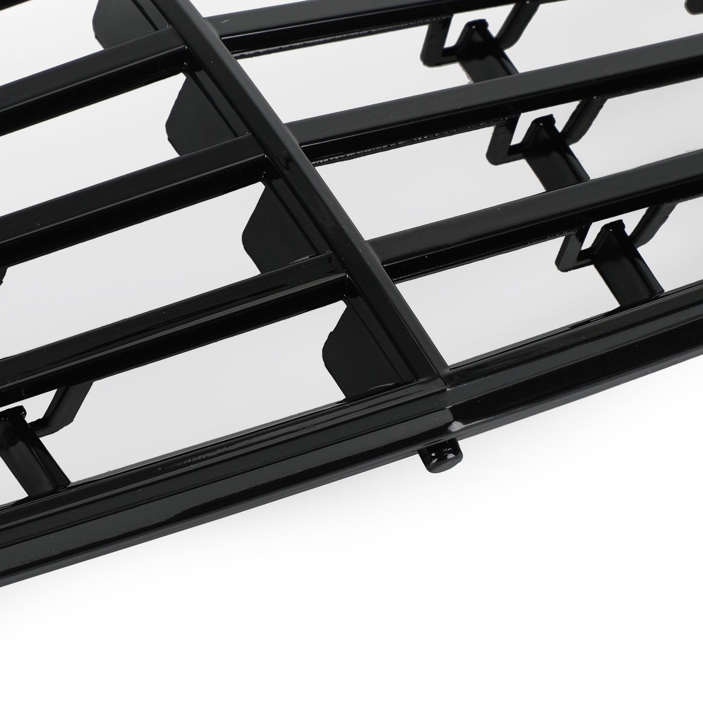 2007-2009 Mercedes Benz E-Class W211 E350 E500 E63 Front Bumper Grille Gloss Black Grill
