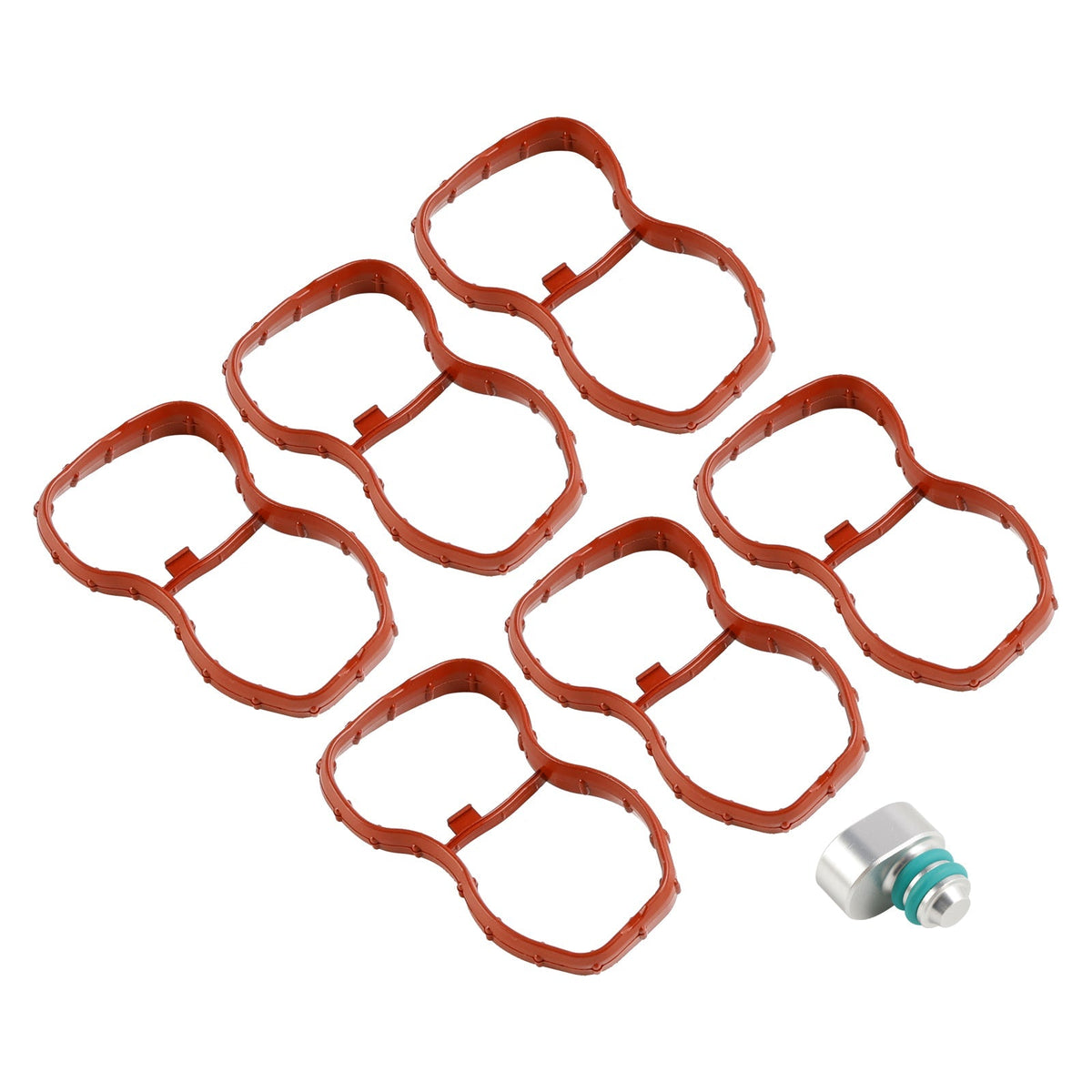 BMW E90-93 F10 F11 F07 X5 X6 N57 6Pcs Intake Manifold Gasket 1167807480 11618511363