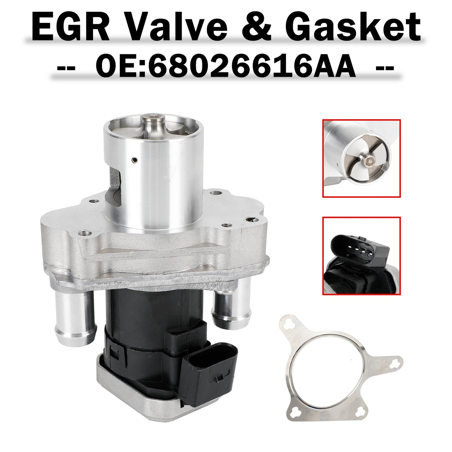 EGR Valve & Gasket 68051514AA 68051514AA A6421401760 14533101087 Fit Dodge Sprinter 2500 3500 2007-2009