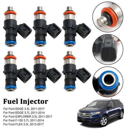 2011-2014 Ford EDGE F-150 3.7L 6PCS Fuel Injector 0280158191