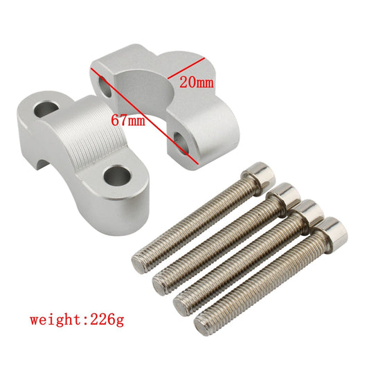 Aluminum Handlebar Bar Risers Clamp Fit for BMW S 1000 XR (K69) 2020 - 2021