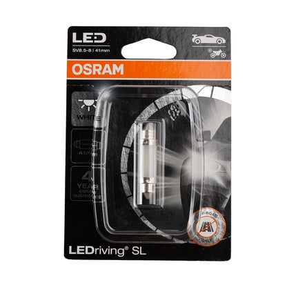 OSRAM Car Light LEDriving SL C5W41MM 12V 0.6W 6000K 6413DWP