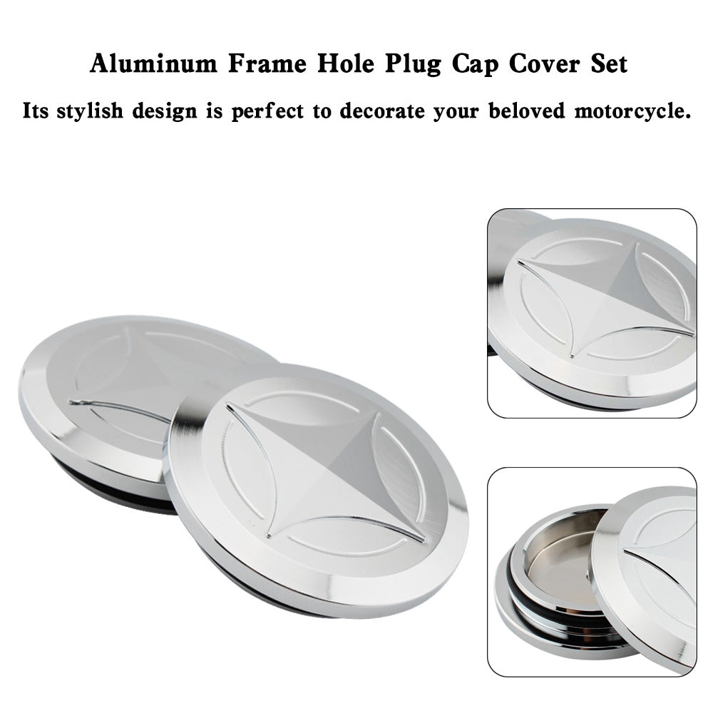 Aluminum Frame Hole Plug Cap Cover Set For Honda GB350 NC59 CB350 21-22
