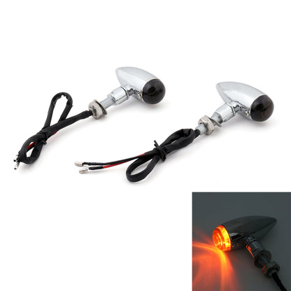 Harley Softail Dyna Sportster V-Rod 2Pcs Bullet Turn Signal Light Champoo