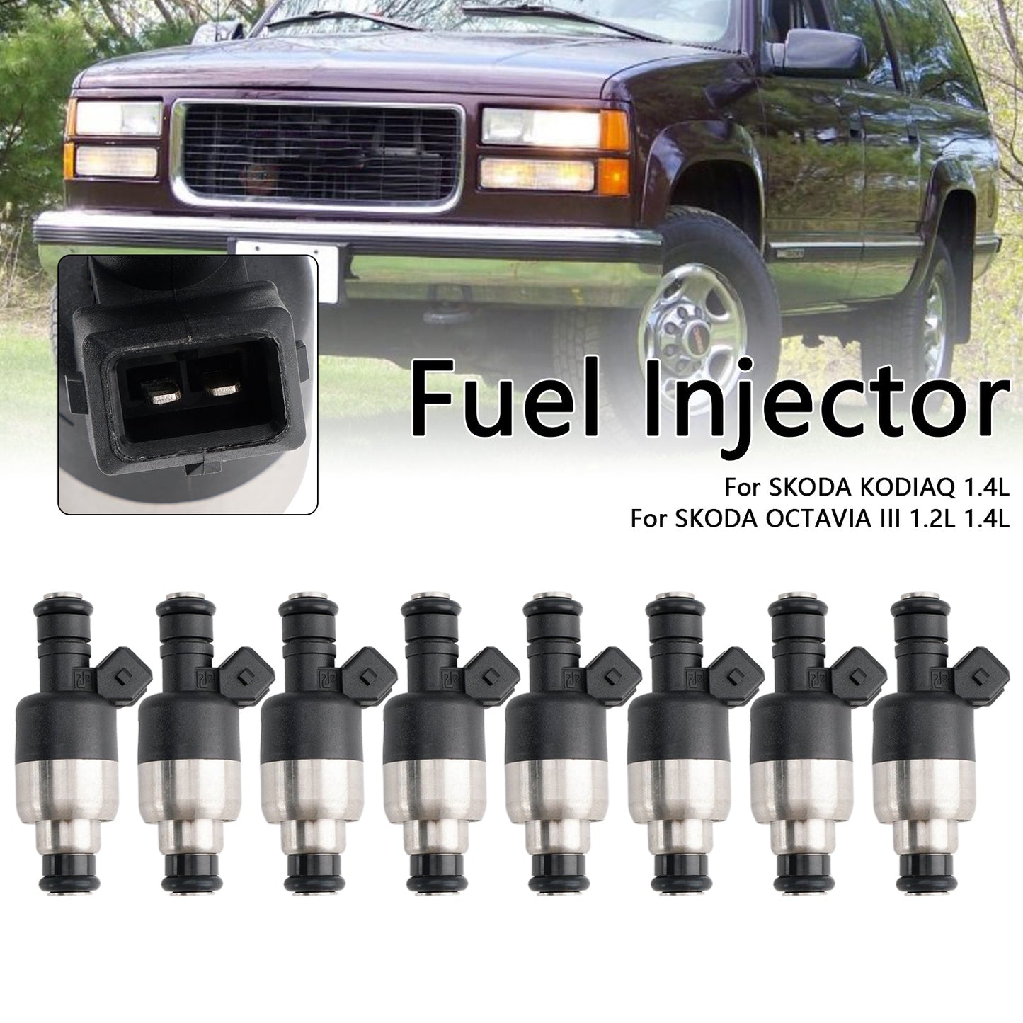 1999-2000 Chevrolet B7 C6500 C7500 Kodiak 8Pcs Fuel Injector 17109596 83211150