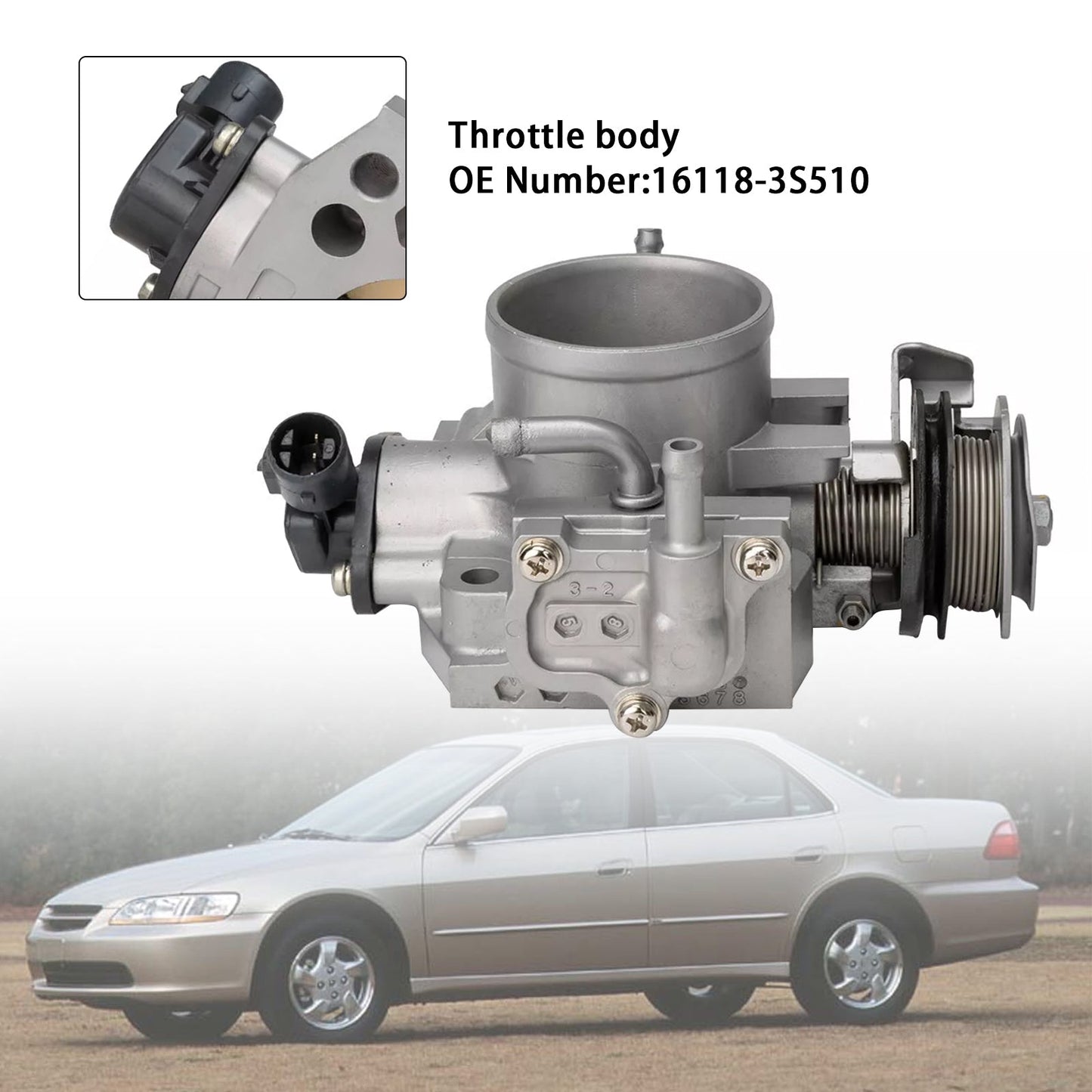 1998-2002 Honda Accord SE EX LX 2.3L Throttle Body 16400-PAA-A61