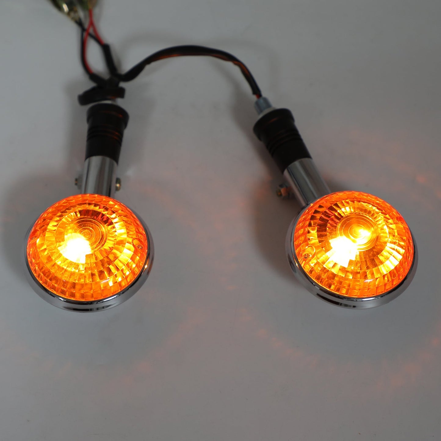 Turn Indicator Signal Fit For Yamaha XV750 VIRAGO 86-98 XV1100 89-99 XV250 94-12 Amber Champoo