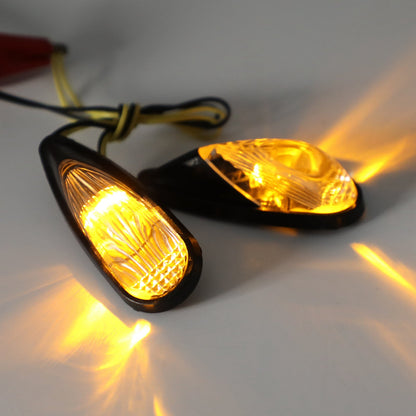 Turn Signals For Kawasaki Ninja 250 500 ZX6 ZX9 Honda CBR 600 1000 RR Champoo