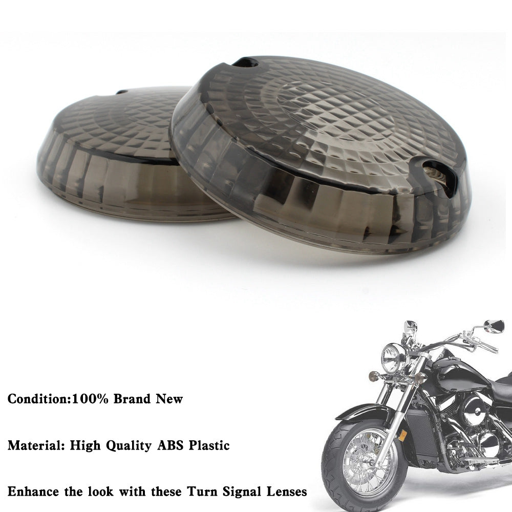 Yamaha Kawasaki Vulcan 1500 VN Turn Signals Indicators Lens Cover Champoo