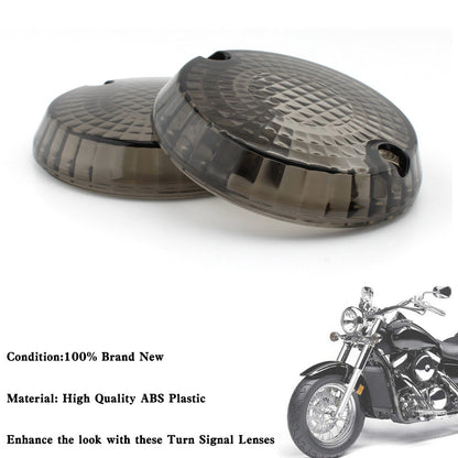 Yamaha Kawasaki Vulcan 1500 VN Turn Signals Indicators Lens Cover Champoo
