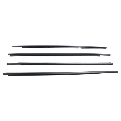 2005-2010 Toyota Vitz (KSP90, NCP91, NCP95, SCP90) 4pcs Outer Door Glass Weatherstrip Moulding 68160-52110 68210-52110