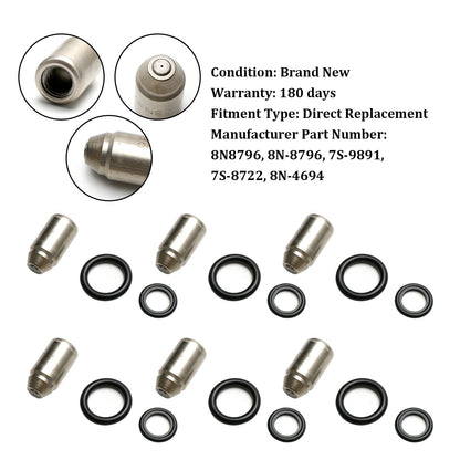 Caterpillar CAT 3406 3406B 3408 6PCS Injectors Nozzle Service Group 8N8796 7S-9891 7S-8722 8N-4694