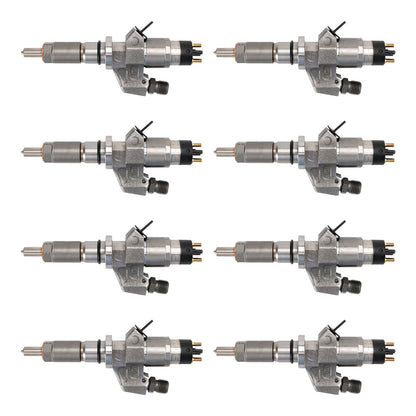 2001-2004.5 Chevy Silverado 2500HD/3500HD 6.6L LB7 Duramax Diesel 8PCS Fuel Injectors 0445120008 0986435502 97208074