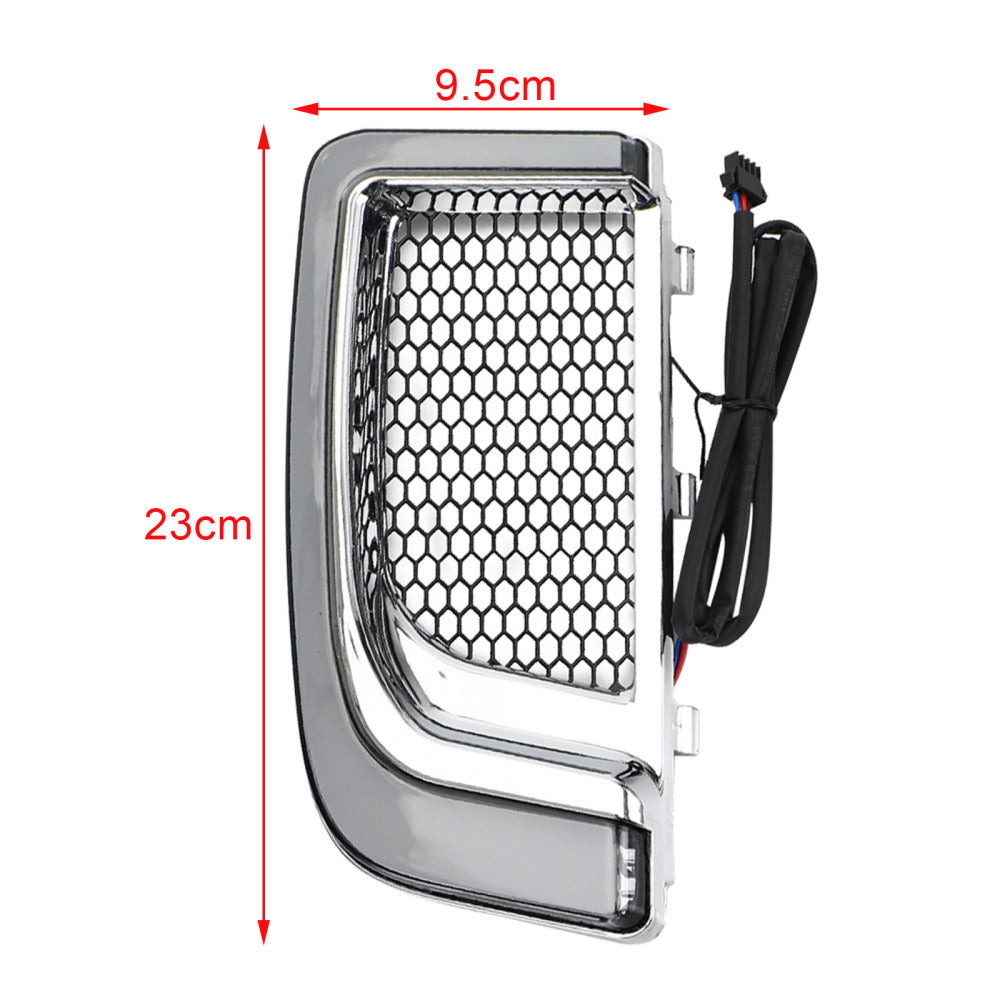 Harley Electra FLH T Road Glide Tracer LED Lower Fairing Lower Grills Lights Champoo