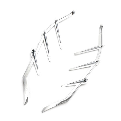 Chrome Mid-Frame Air Deflectors Trims For Road Street Electra Glide 2009-2023