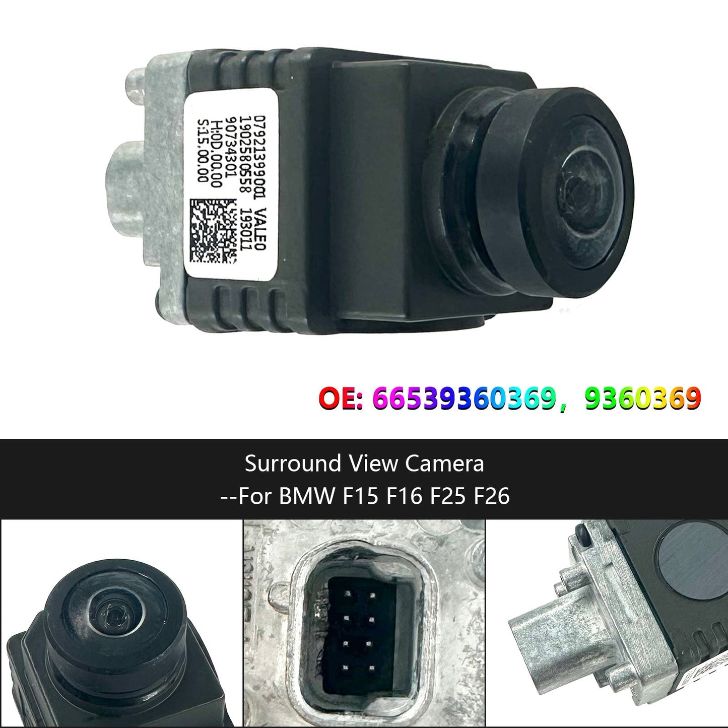 2013.9-2019.5 BMW X6 F16 Surround View Camera 66539360369 9360372