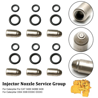 Caterpillar CAT 3406 3406B 3408 6PCS Injectors Nozzle Service Group 8N8796 7S-9891 7S-8722 8N-4694