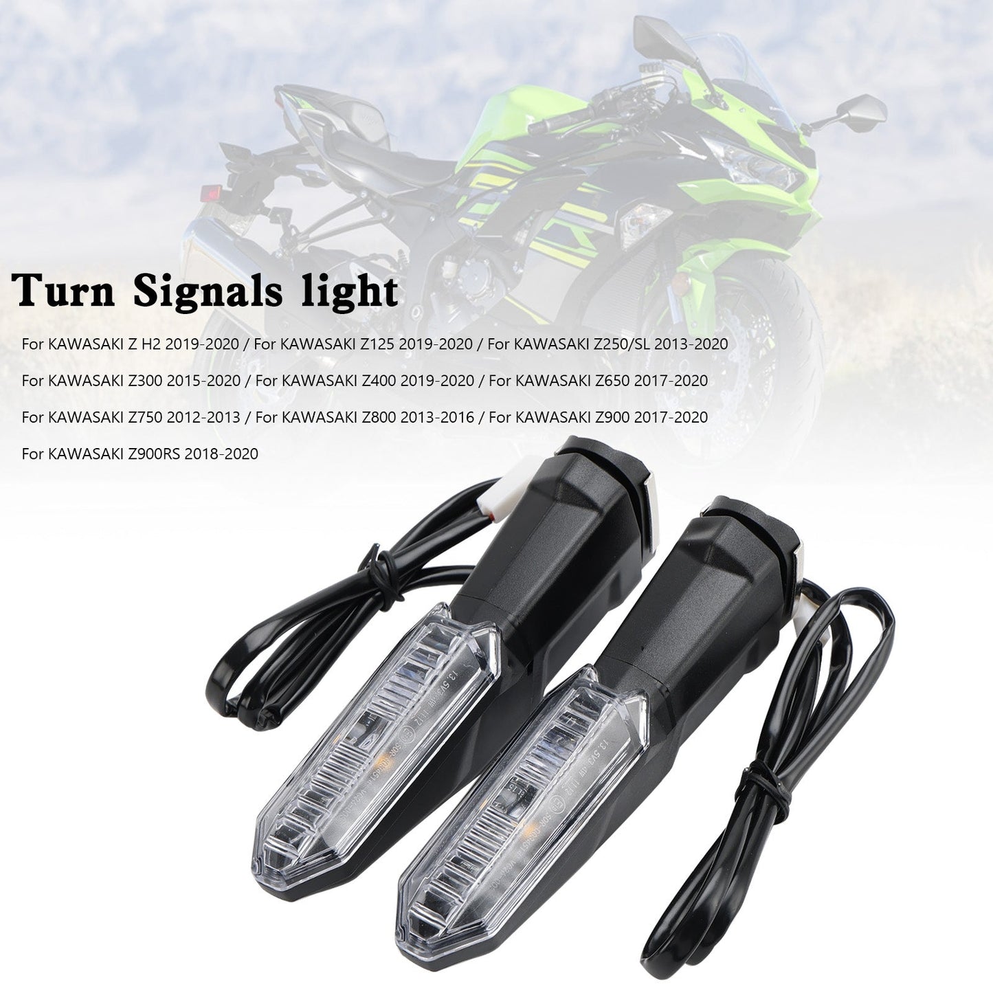 Kawasaki Z125 Z250 Z400 Z650 Z750 Z800 Z900 Turn Signals light Champoo