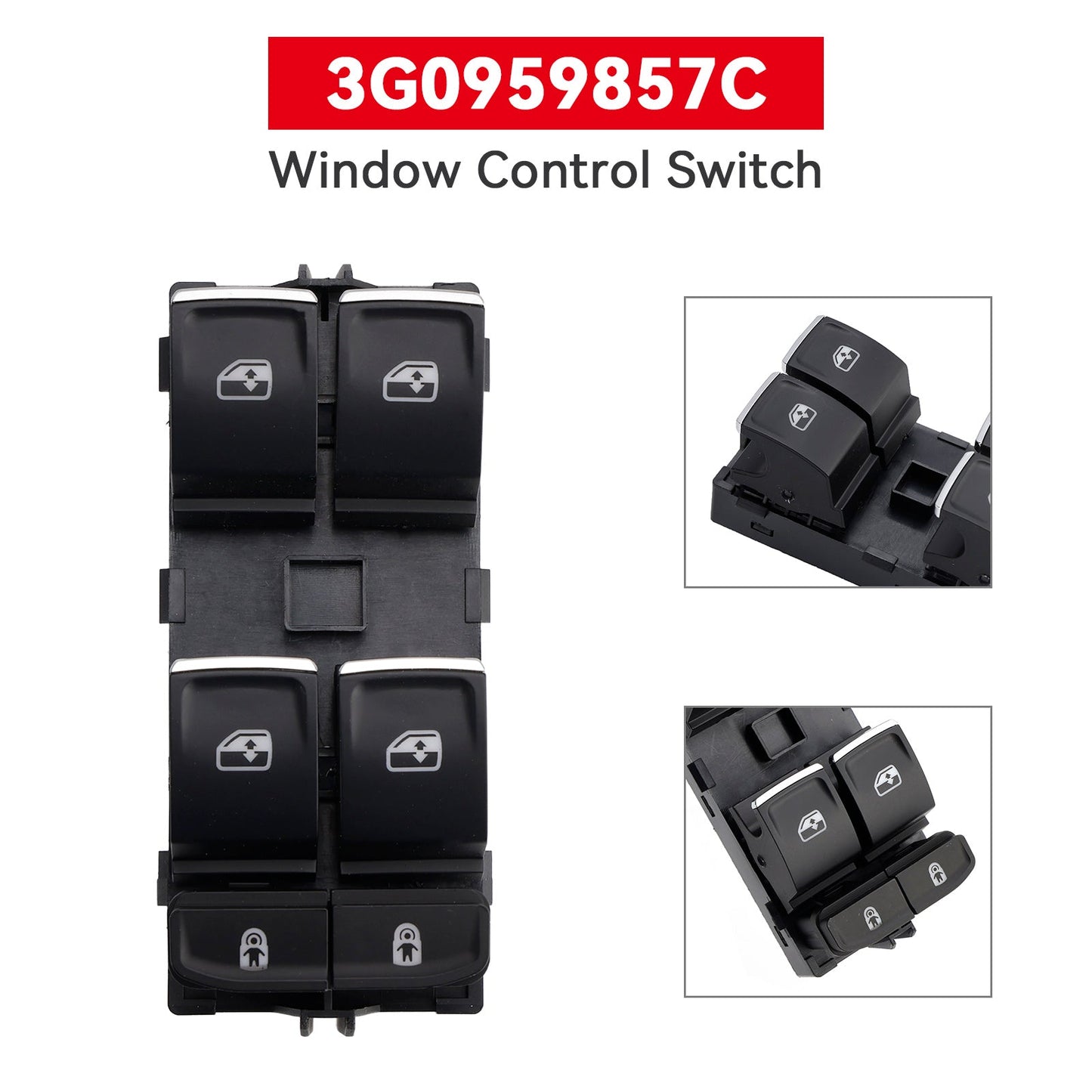 2016-2021 Volkswagen Touran Window Control Switch 3G0959857C 3G0959857B