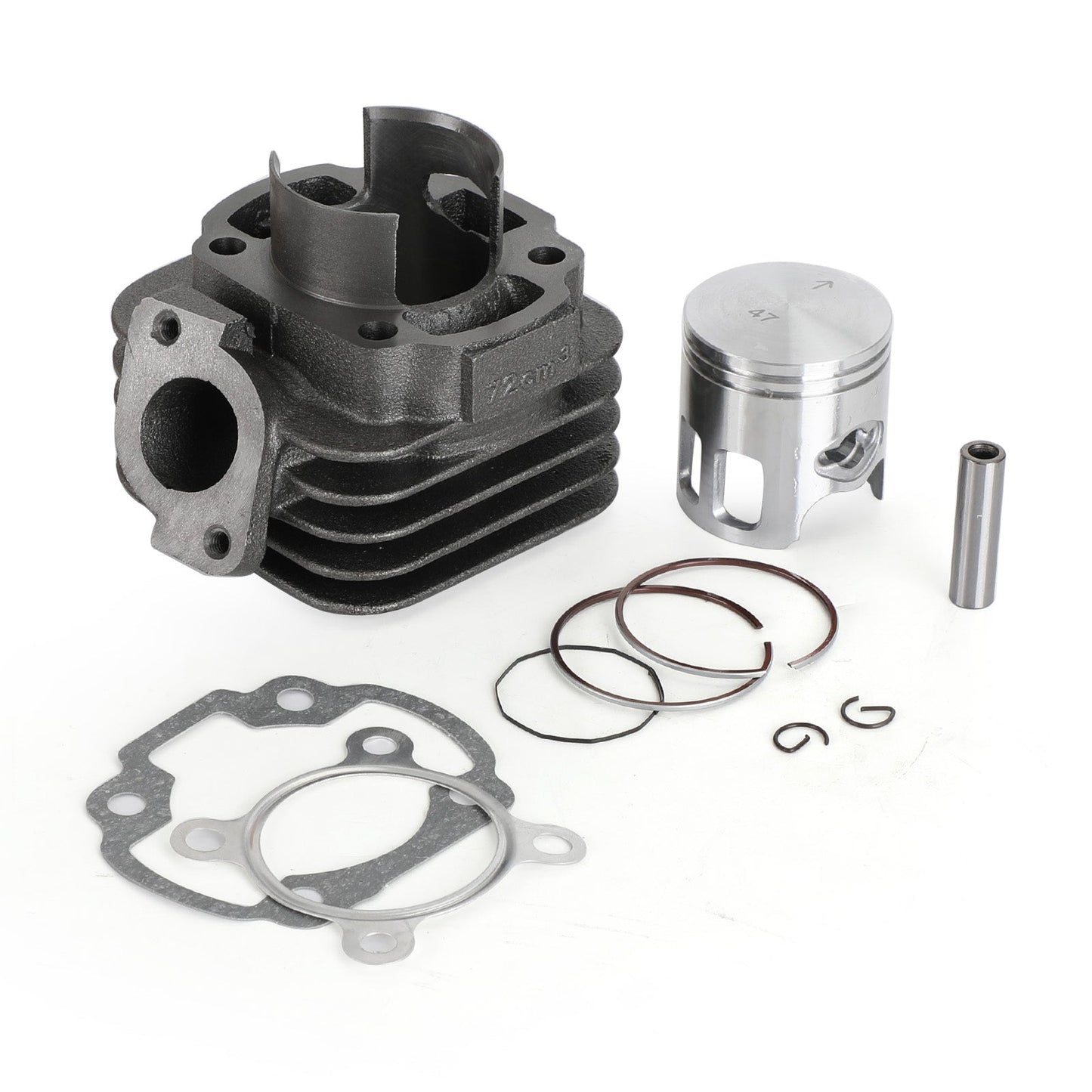 70cc Cylinder Big Bore Kit Piston For Yamaha JOG Zuma Vino 2 Stroke 50cc Scooter