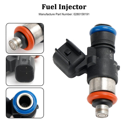 2013-2016 Lincoln MKS MKZ 3.7L 1PCS Fuel Injector 0280158191