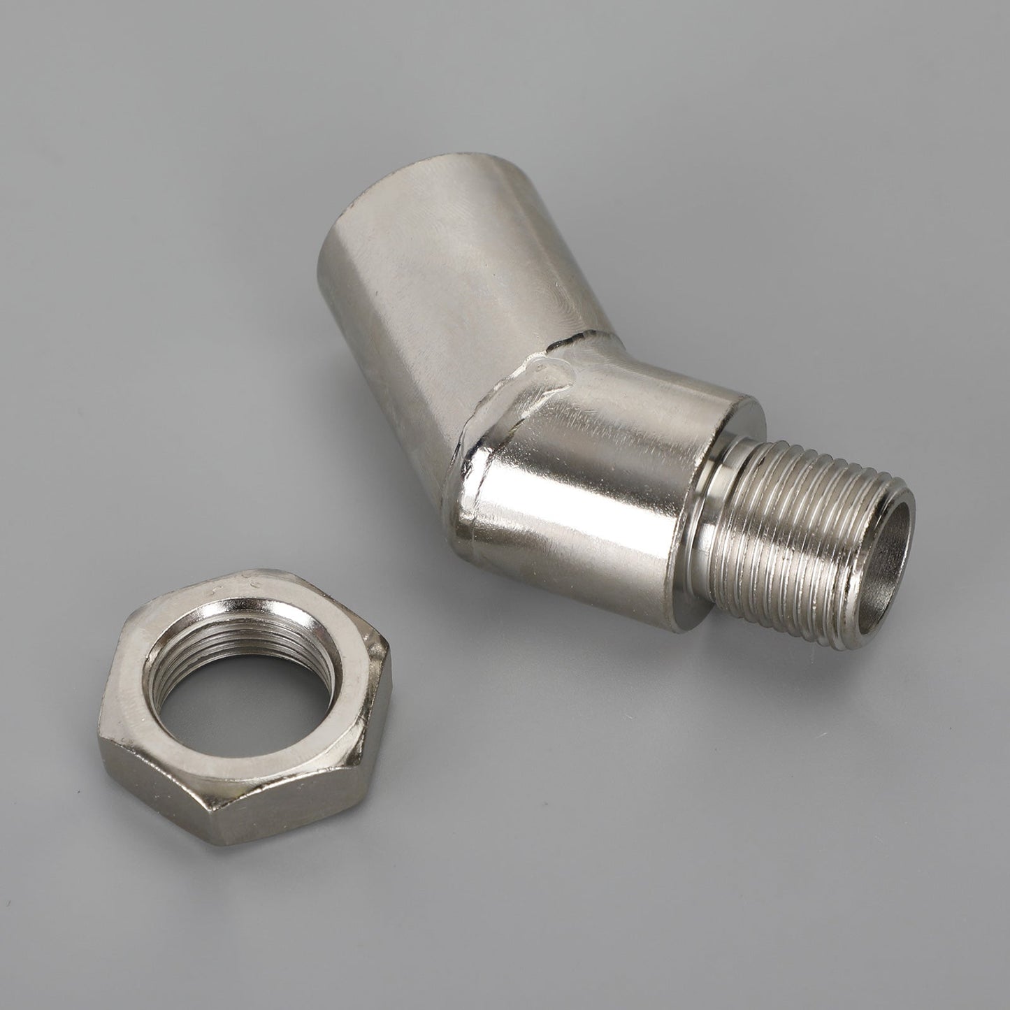 M18 X 1.5 135° Catalytic Converter CEL Oxygen Sensor Extender Adapter Spacer