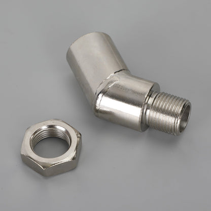 M18 X 1.5 135° Catalytic Converter CEL Oxygen Sensor Extender Adapter Spacer