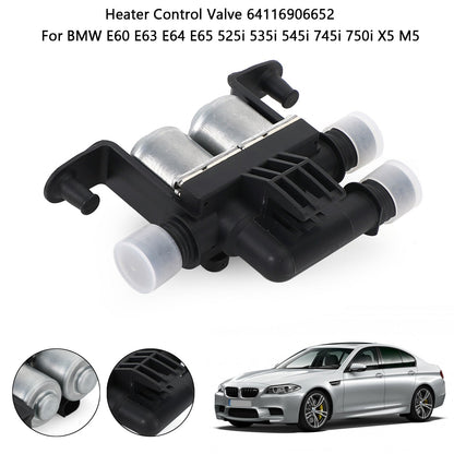 BMW E60 E63 E64 E65 525i 535i 545i X5 M5 Heater Control Valve 64116906652
