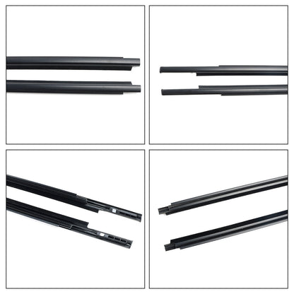 2005-2010 Toyota Vitz (KSP90, NCP91, NCP95, SCP90) 4pcs Outer Door Glass Weatherstrip Moulding 68160-52110 68210-52110