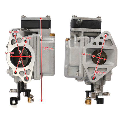 Yamaha Parsun Hidea 2-stroke 9.9hp 15hp Outboard Motors Carburetor Carb 63V-14301-00 63V-14301-10