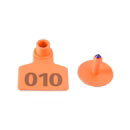 001-100 Number-Ear Tag For Animal Livestock Cattle Cow Pig Label Green