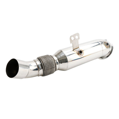 2020+ A90 Toyota Supra 4.5" Exhaust Downpipe Upgrade Stainless Steel
