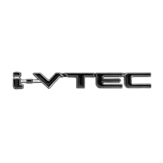 3D Metal i-VTEC Car Trunk Rear Turbo Fender Emblem Decal Badge Black & Sliver