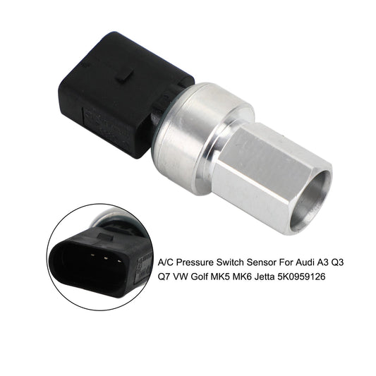 Audi A3 Q3 Q7 VW Golf MK5 MK6 Jetta 5K0959126 A/C Pressure Switch Sensor
