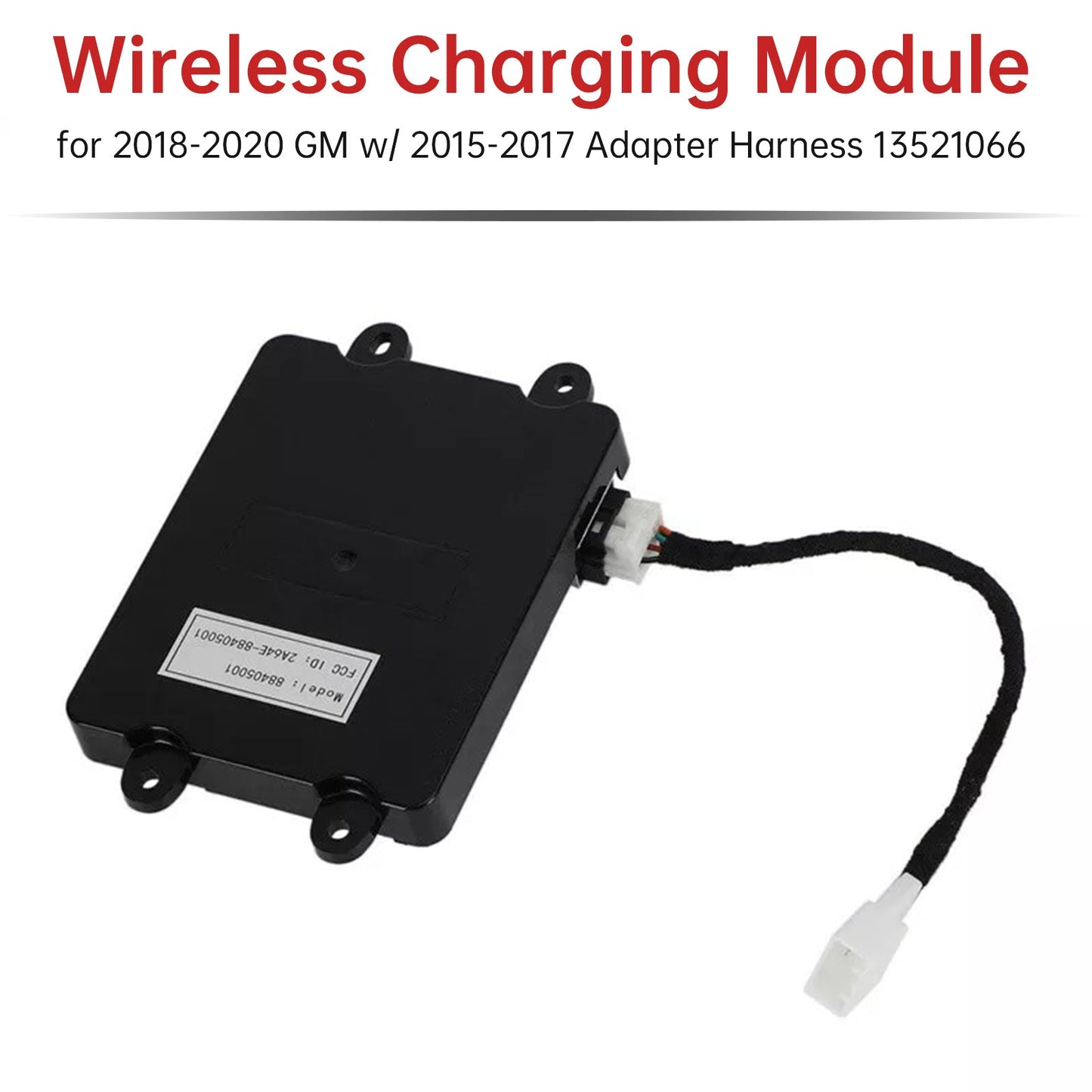 2016-2018 Chevrolet Camaro Cruze Impala Malibu Wireless Charging Module Adapter Harness 13521066