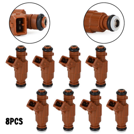8pcs Fuel Injectors 0280156016 fit Mercedes S500 G500 SL500 E500 CLK50 5.0L 4.3L