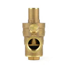 DN15 Brass Adjustable 1/2" Water Pressure Regulator Reducer With Gauge Meter