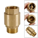 Brass Check Valve G1/2" G3/4" G1" M To F Thread Non-Return Backflow Prevention, G1/2"