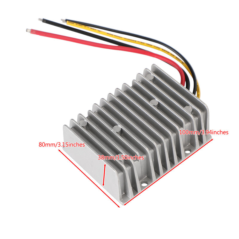WaterProof 24V to 13.8V 15A 207W Step Down DC/DC Power Converter Regulator